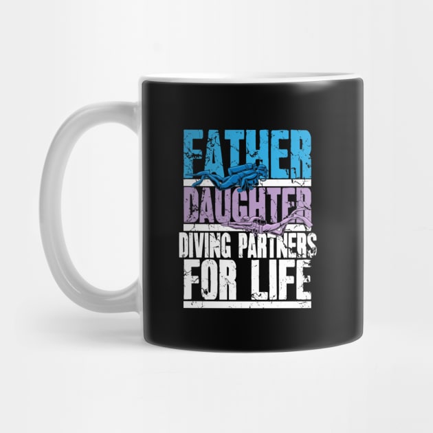 Scuba Diving Dad And Daughter Diving Partners For Life by captainmood